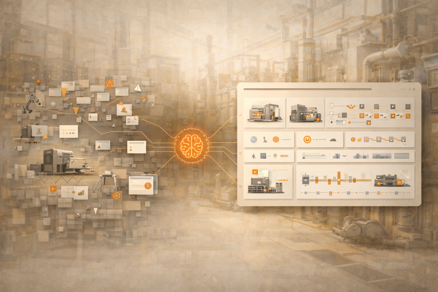 Ipari működésben szétszórt adatokból épülő tisztább állapotkép